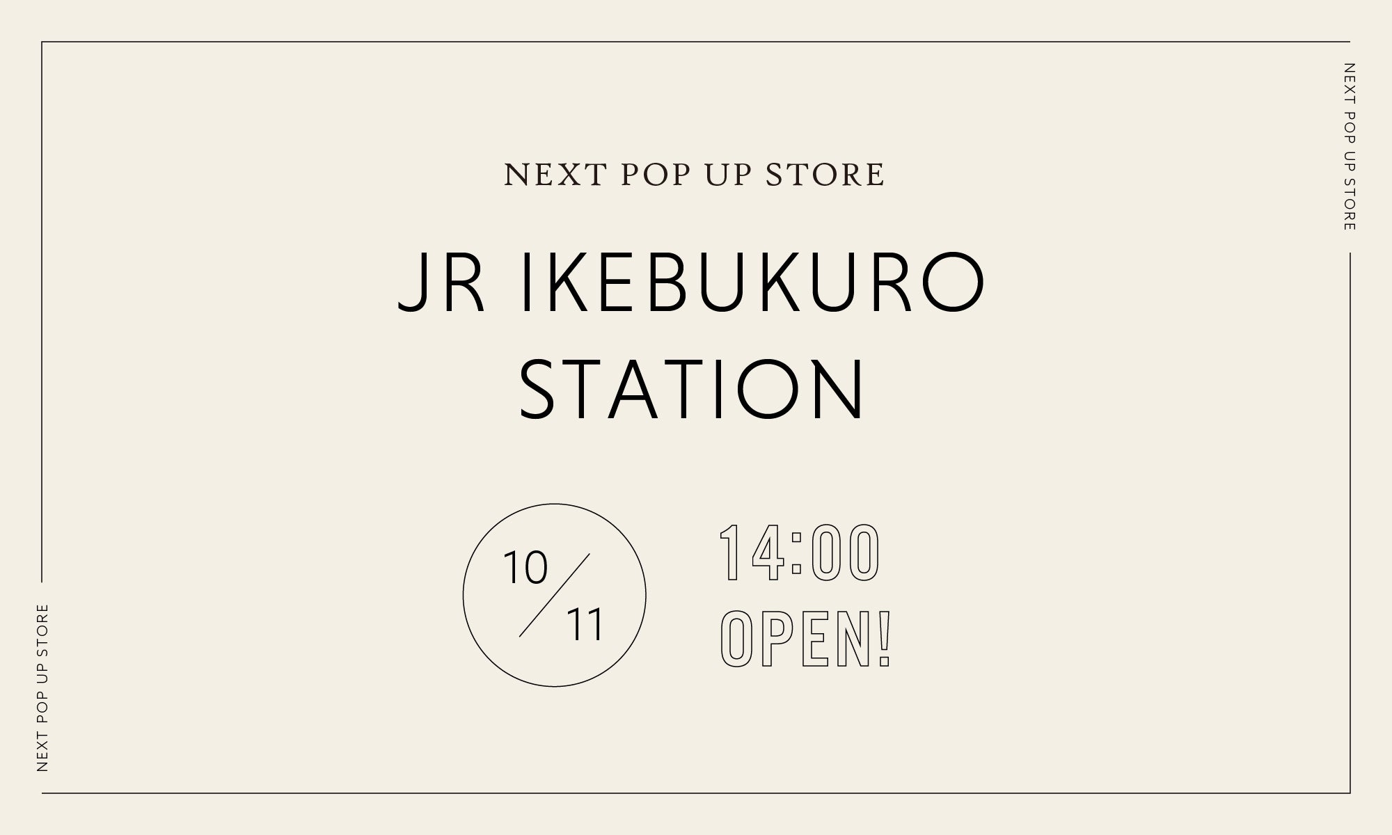 POPUP STORE IN 西船橋