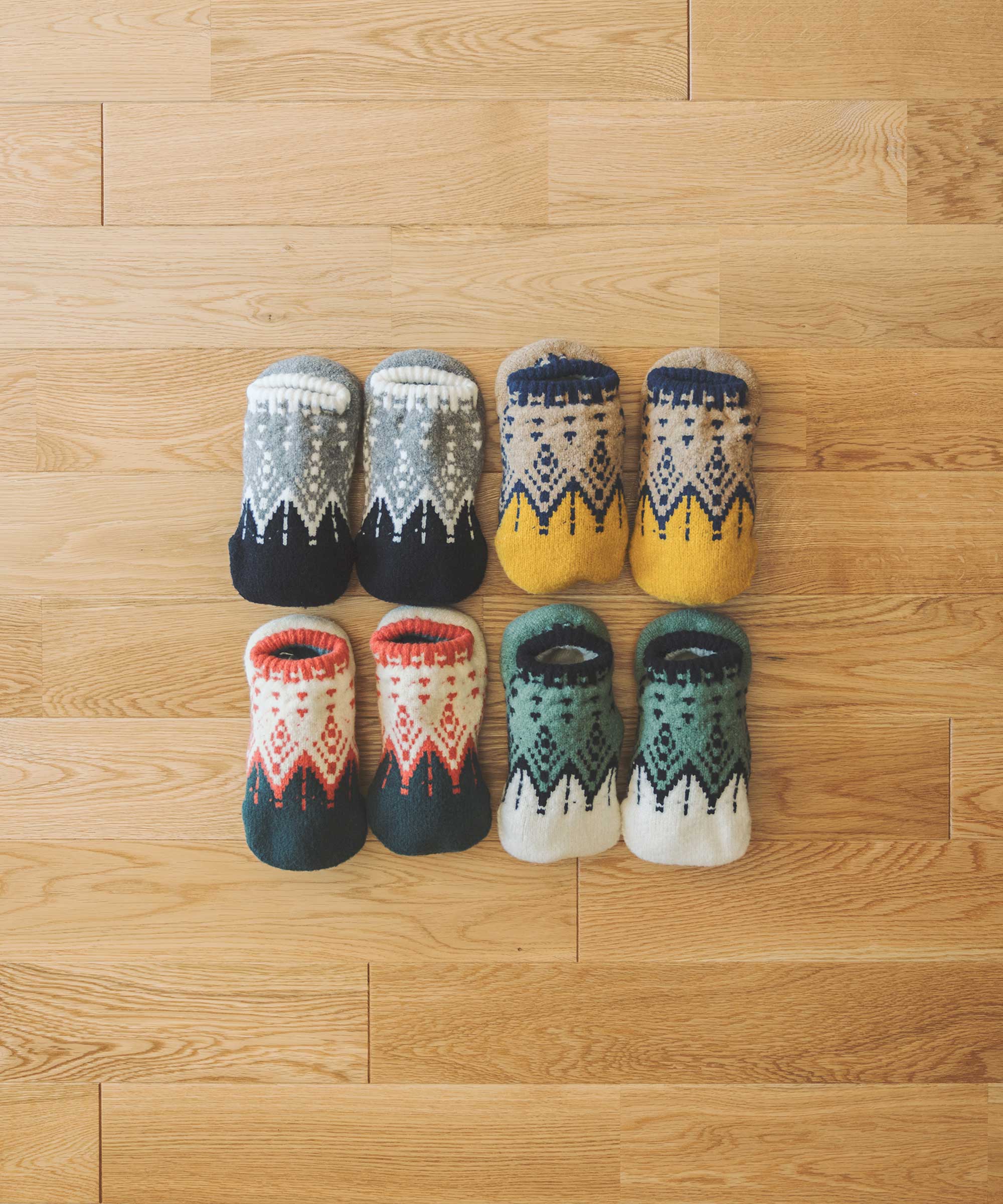 香川で編んだ 洗えるRoom shoes Nordic