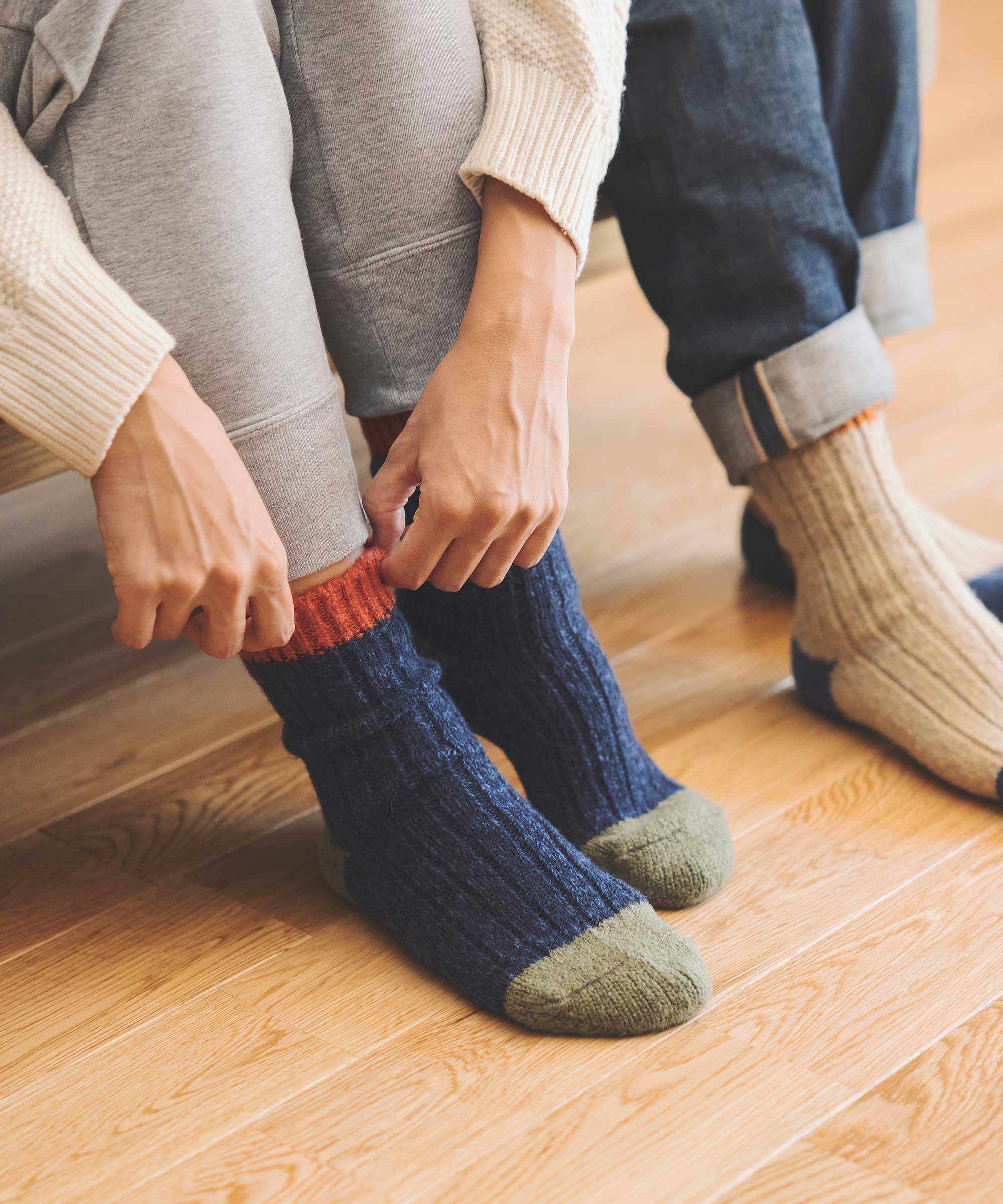 TMSO-176【Tallinn town Wool Hemp socks】