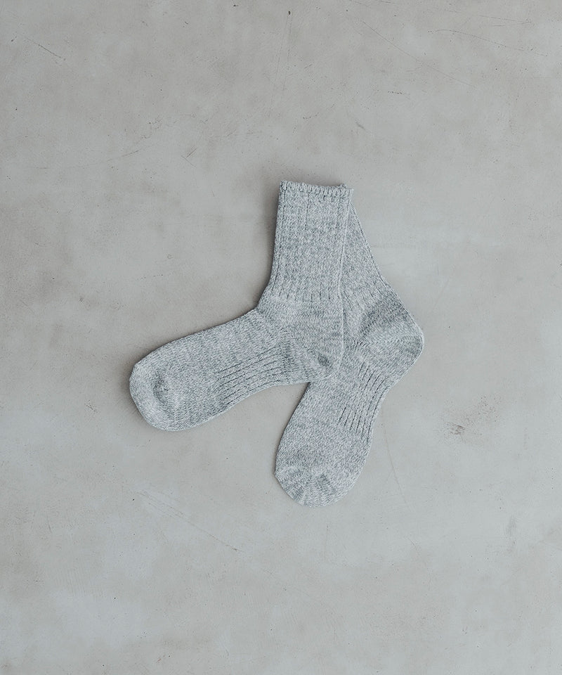 TMSO-173【 Dam square Organic Cotton Hemp Socks 】