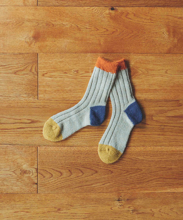 TMSO-163【Bryggen Colorful Wool Hemp socks】