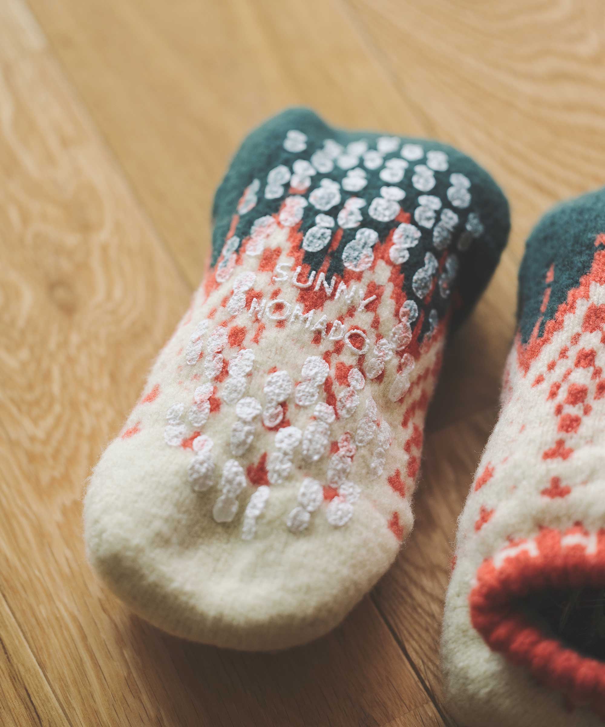 香川で編んだ 洗えるRoom shoes Nordic