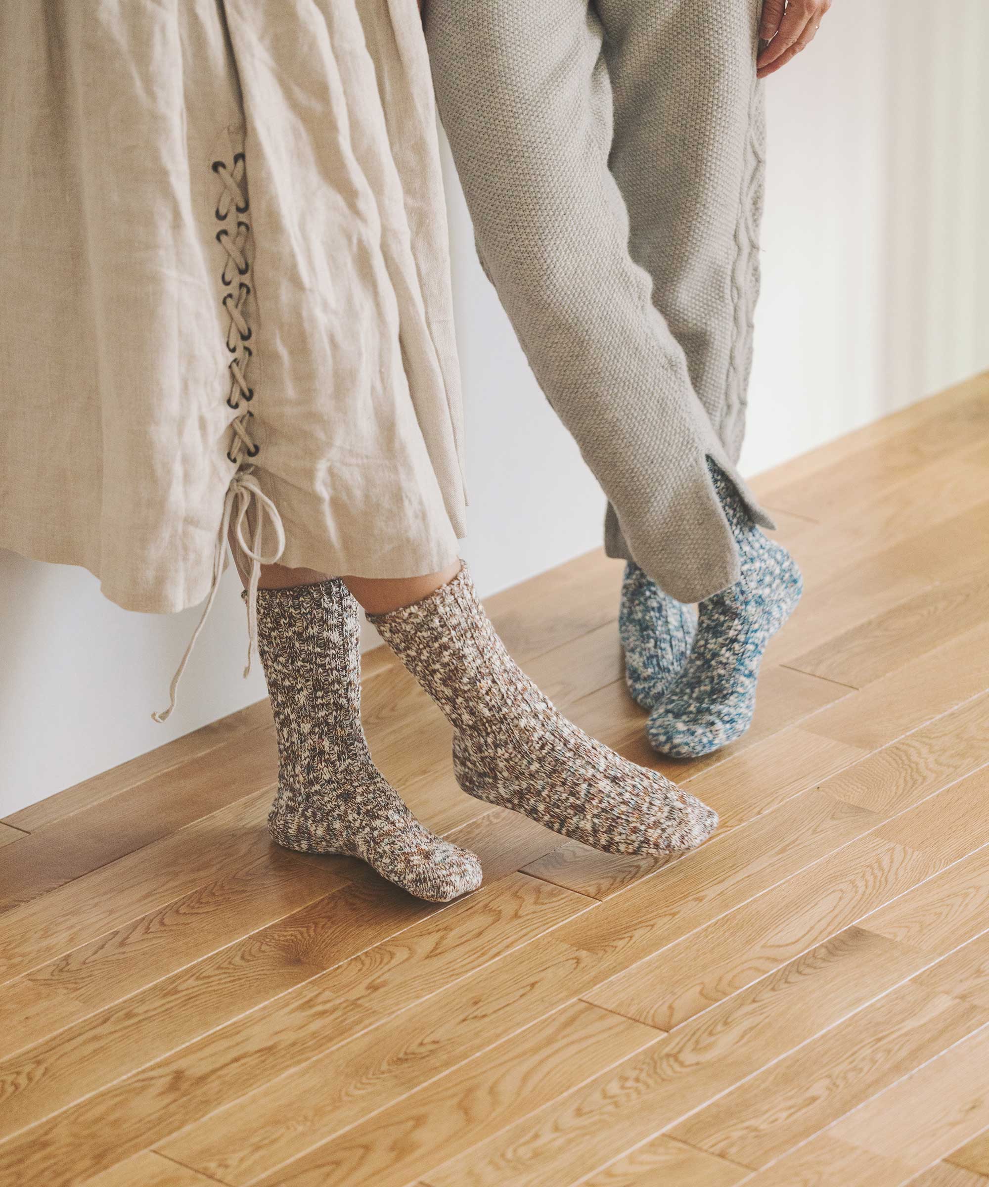 TMSO-164【Toromso Aurora Marble Hemp socks】