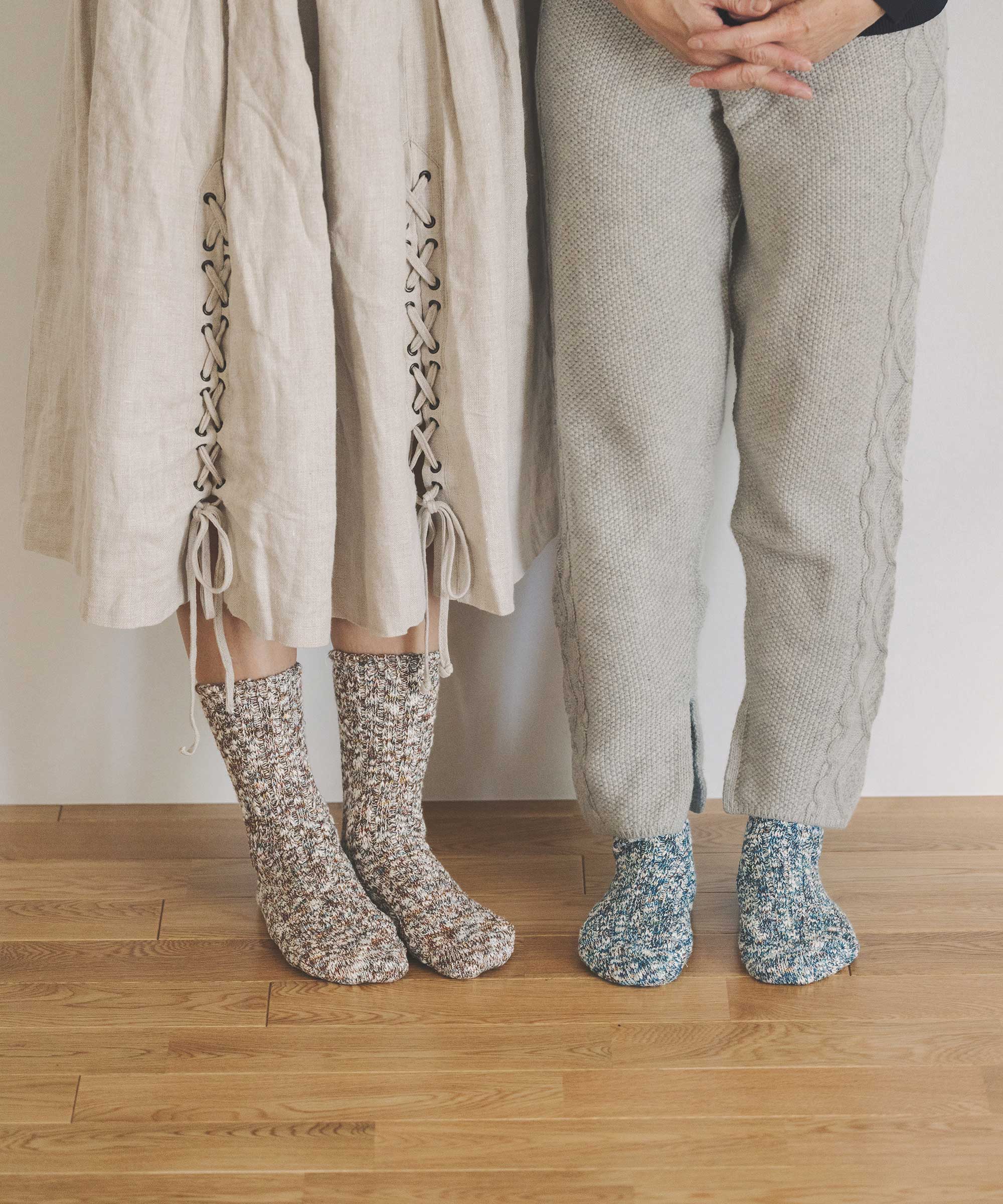 TMSO-164【Toromso Aurora Marble Hemp socks】