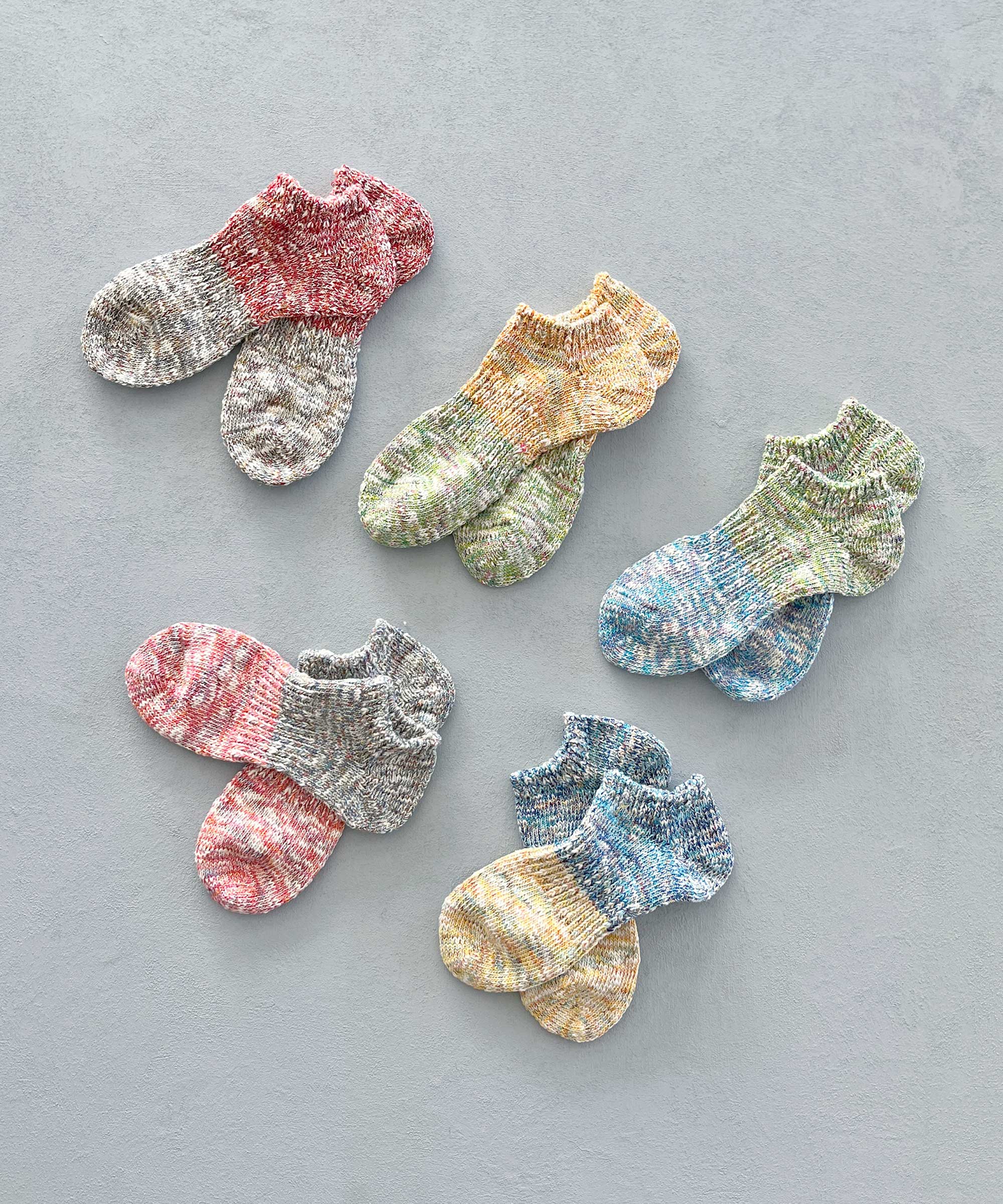 TM42S-194【 Half short Hemp socks 】