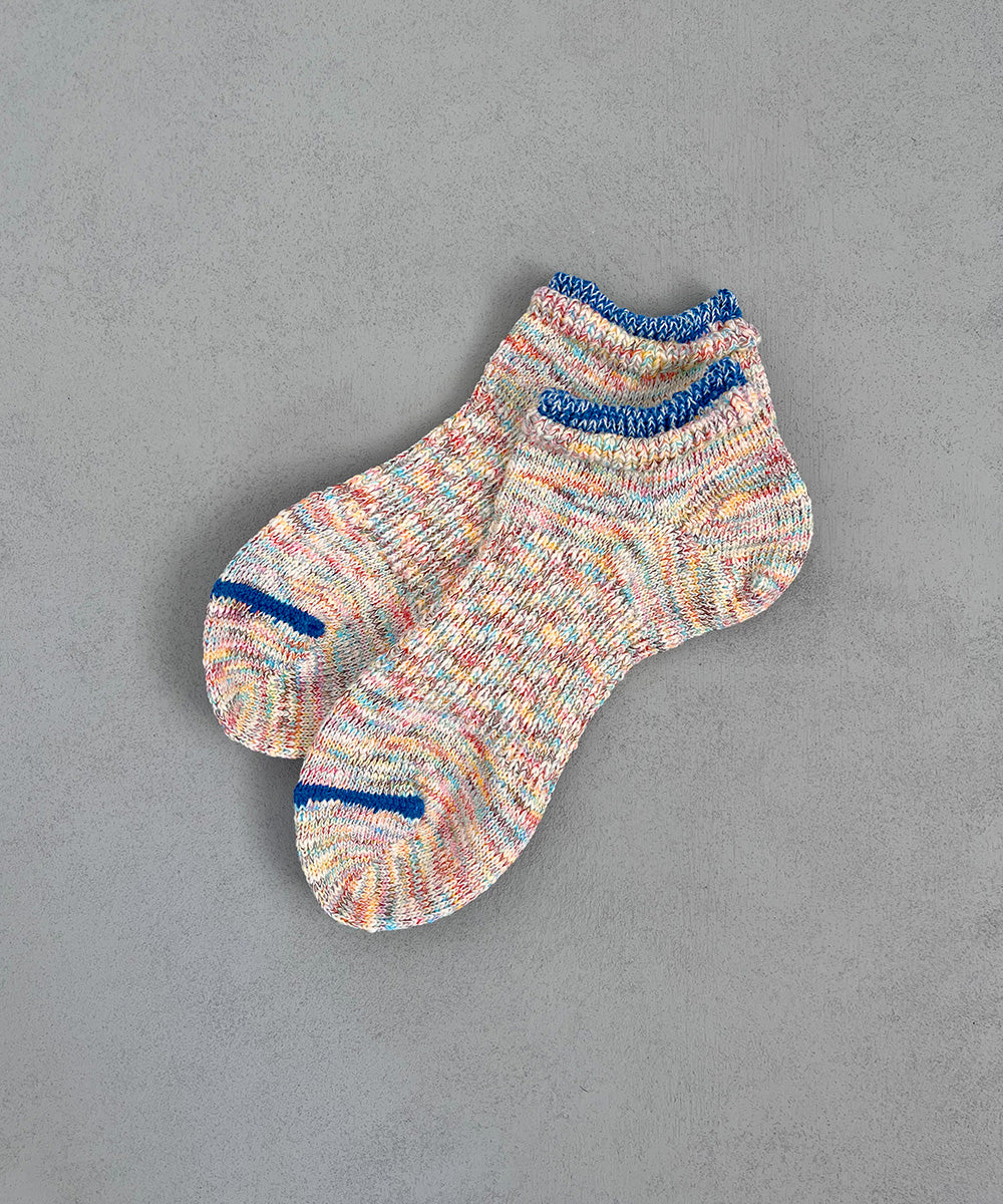 TM52S-209【 For sneaker mix yarn Hemp socks 】