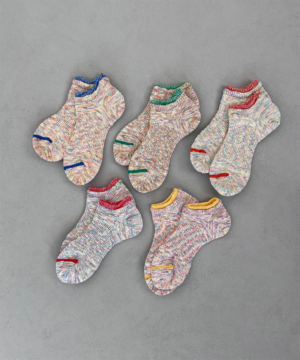 TM52S-209【 For sneaker mix yarn Hemp socks 】
