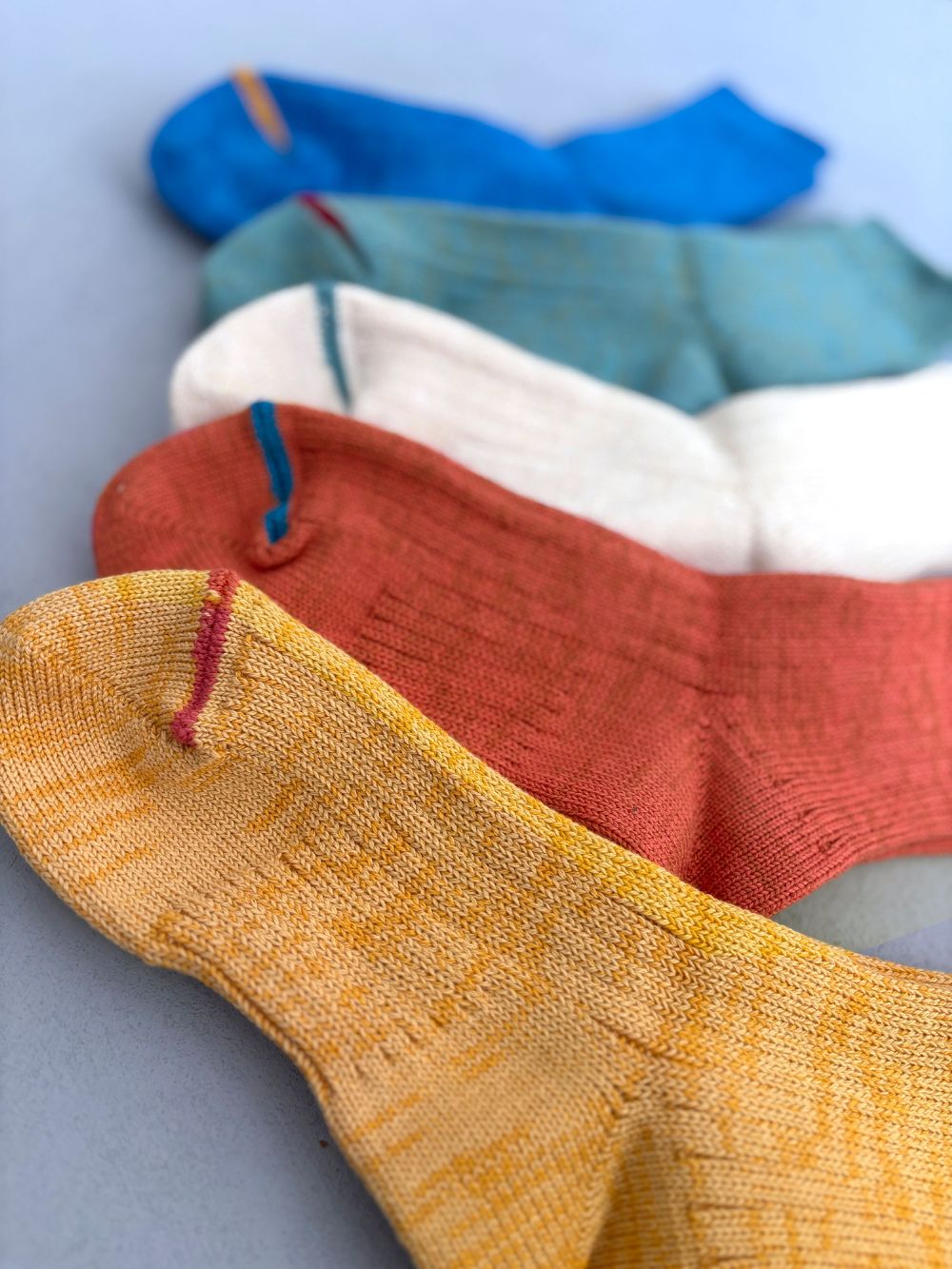 TM52S-211【 Organic cotton heather color Hemp socks 】