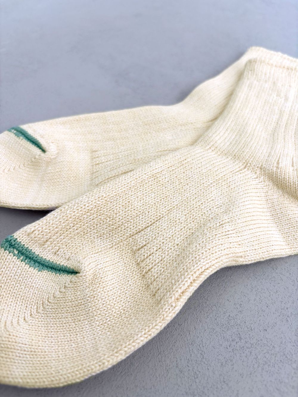 TM52S-211【 Organic cotton heather color Hemp socks 】