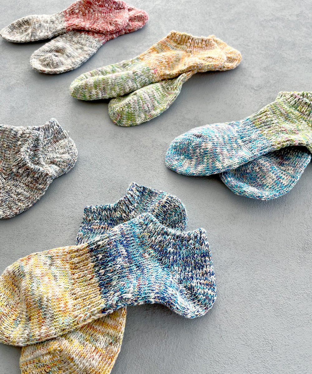 TM42S-194【 Half short Hemp socks 】