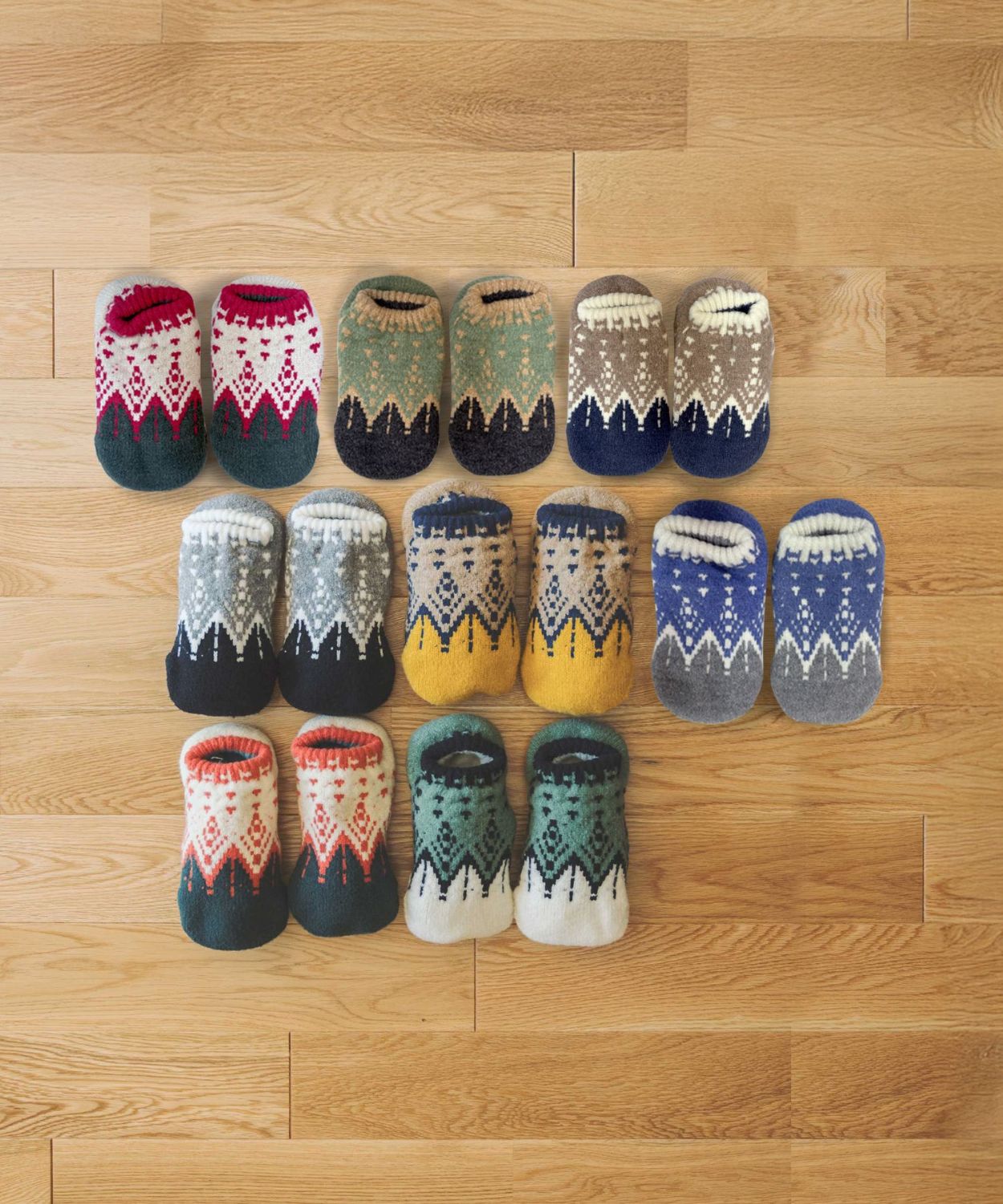 香川で編んだ 洗えるRoom shoes Nordic