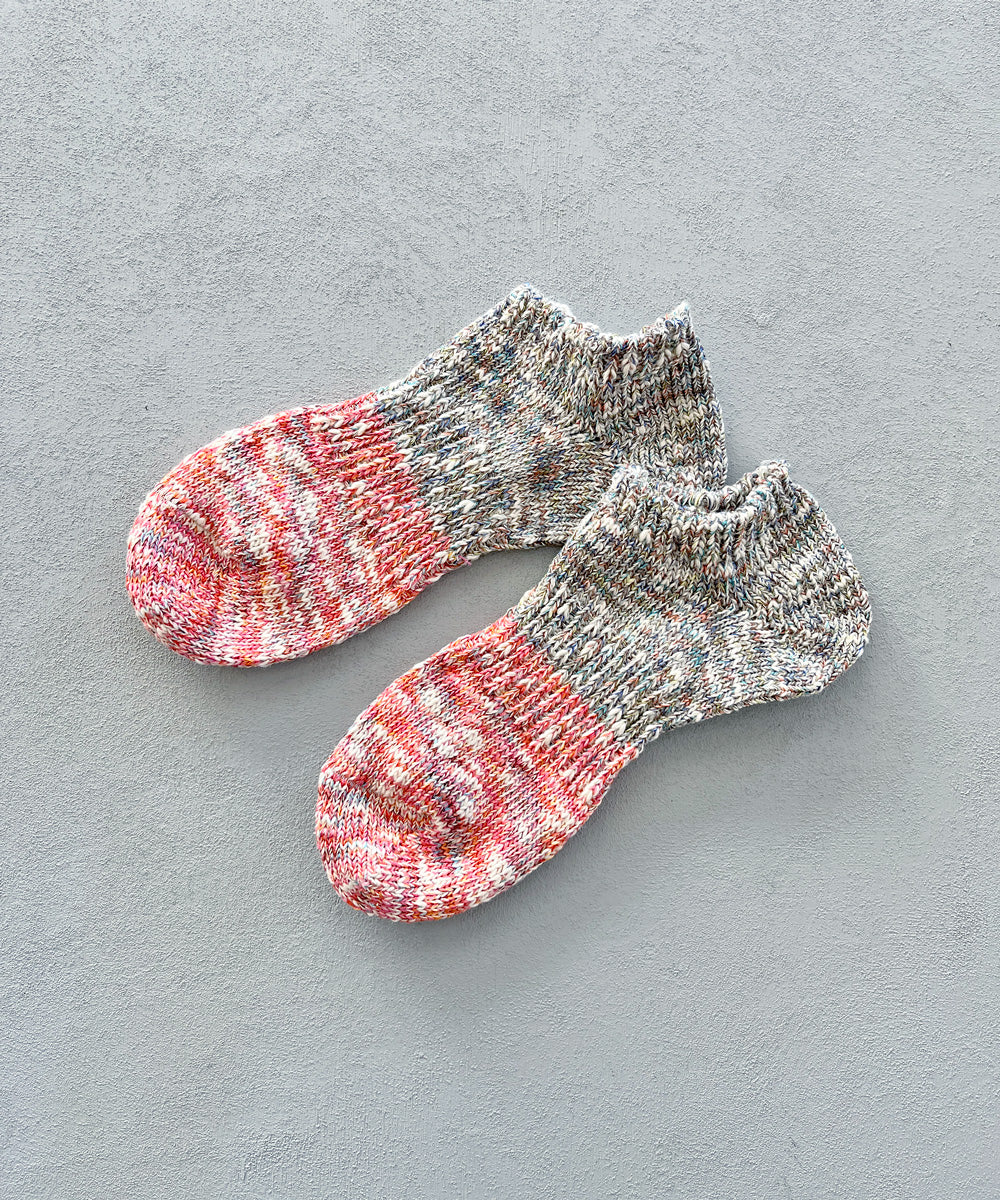 TM42S-194【 Half short Hemp socks 】