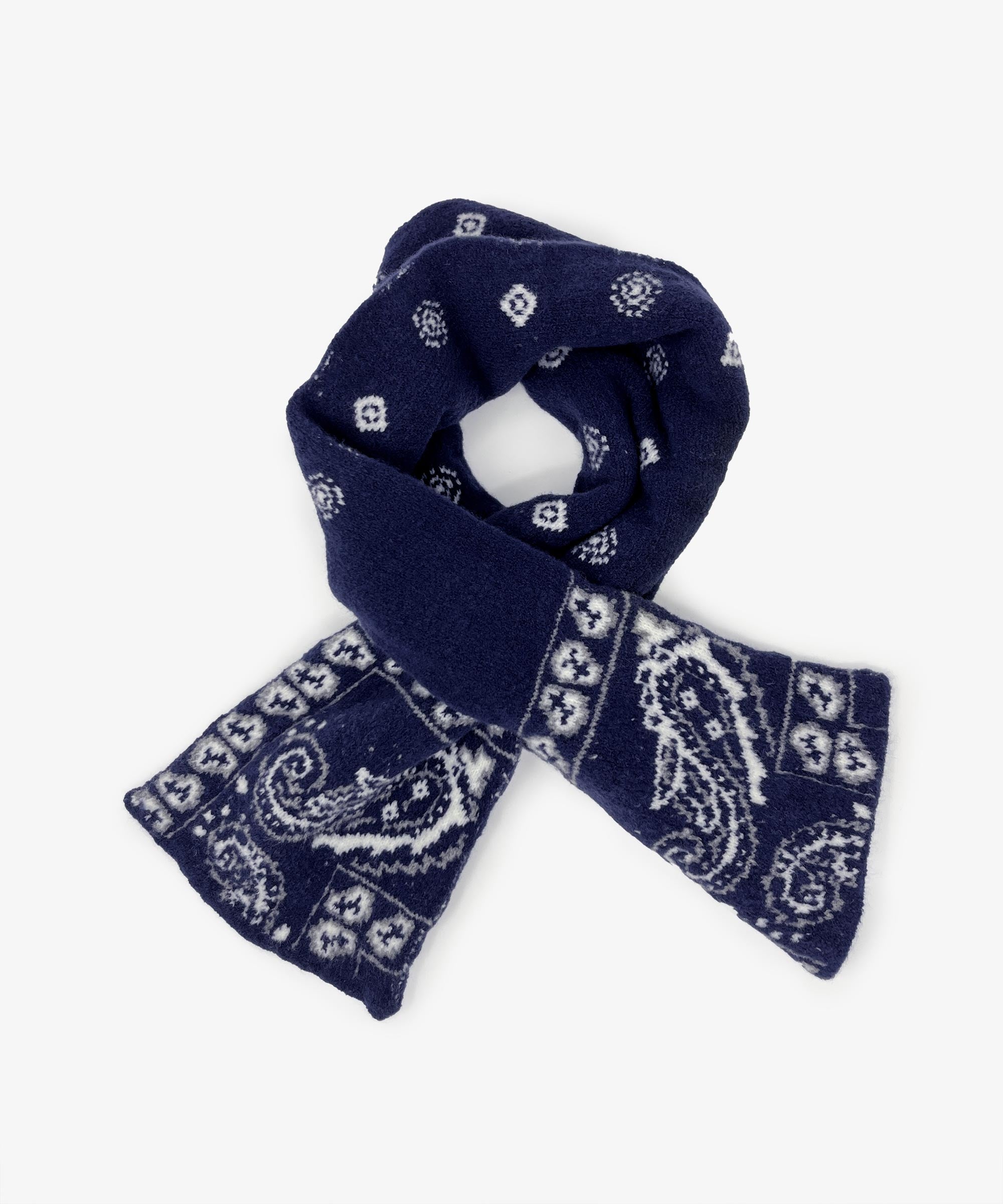 香川で編んだ洗えるショートマフラー bandana