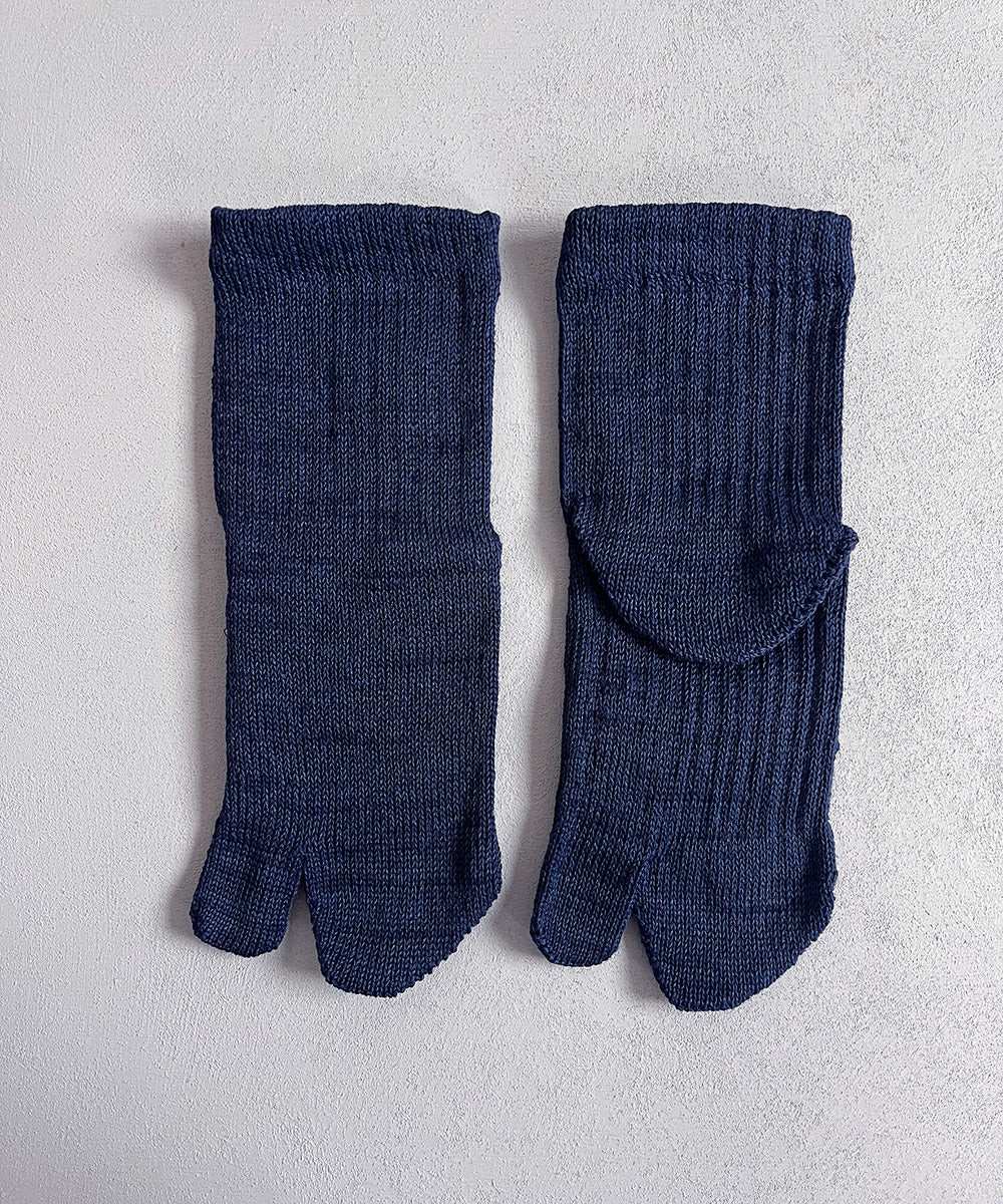 TM42W-204【足袋型の香川の麻靴下 】