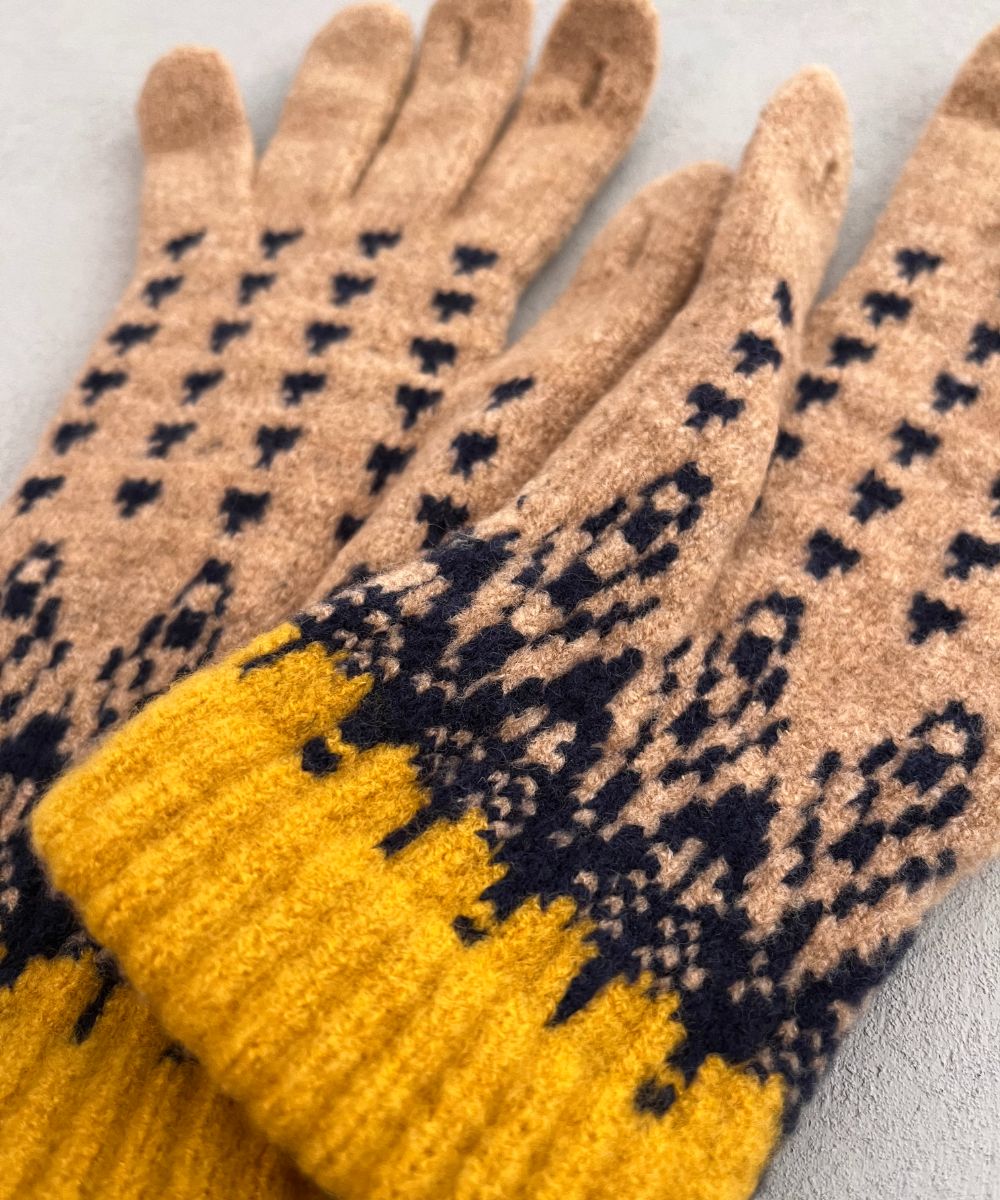 香川で編んだNordic手袋