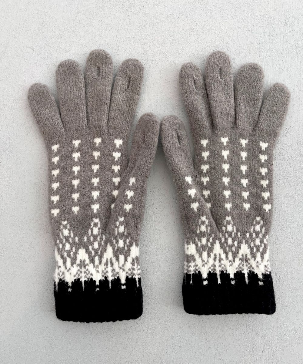 香川で編んだNordic手袋