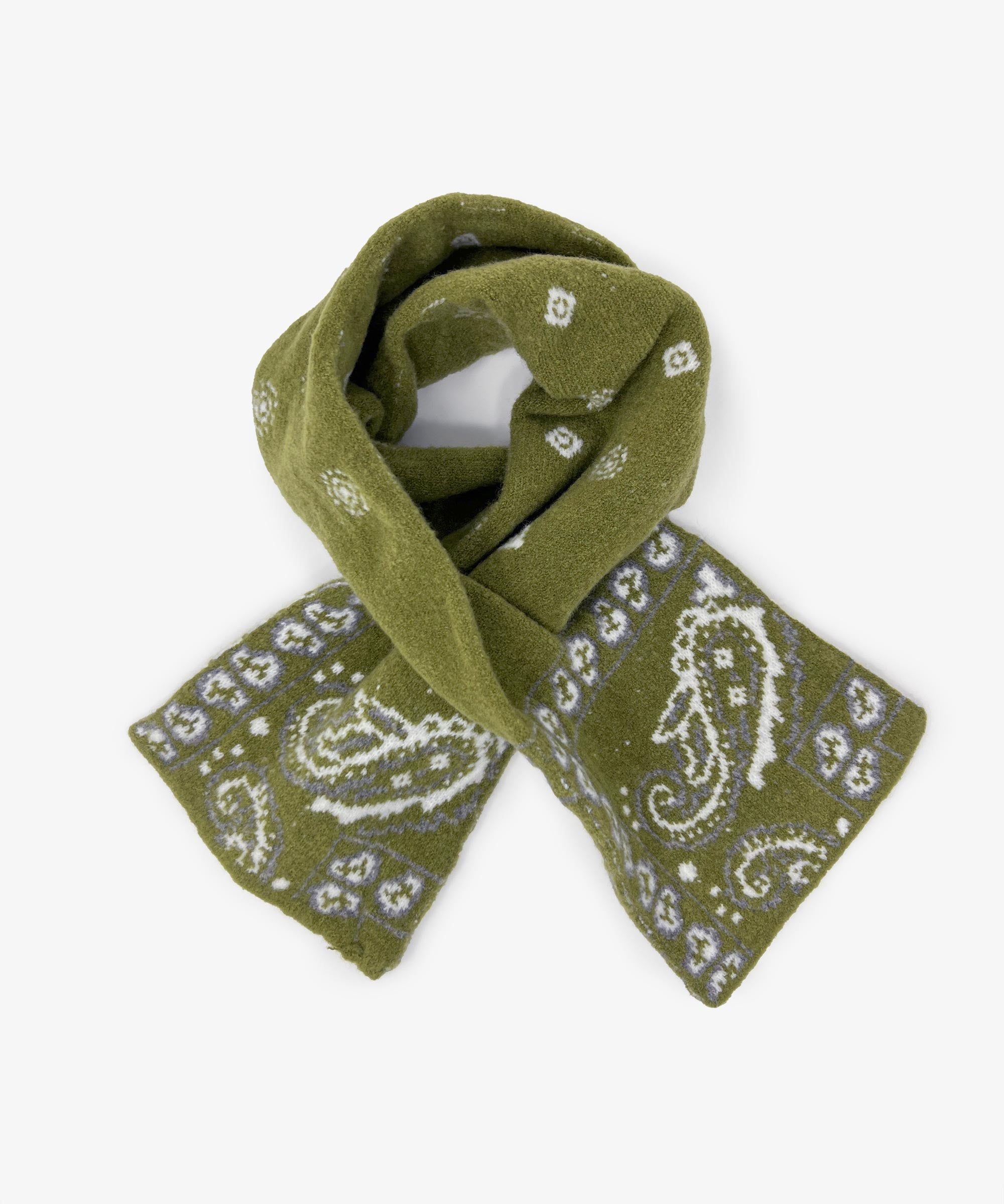 香川で編んだ洗えるショートマフラー bandana