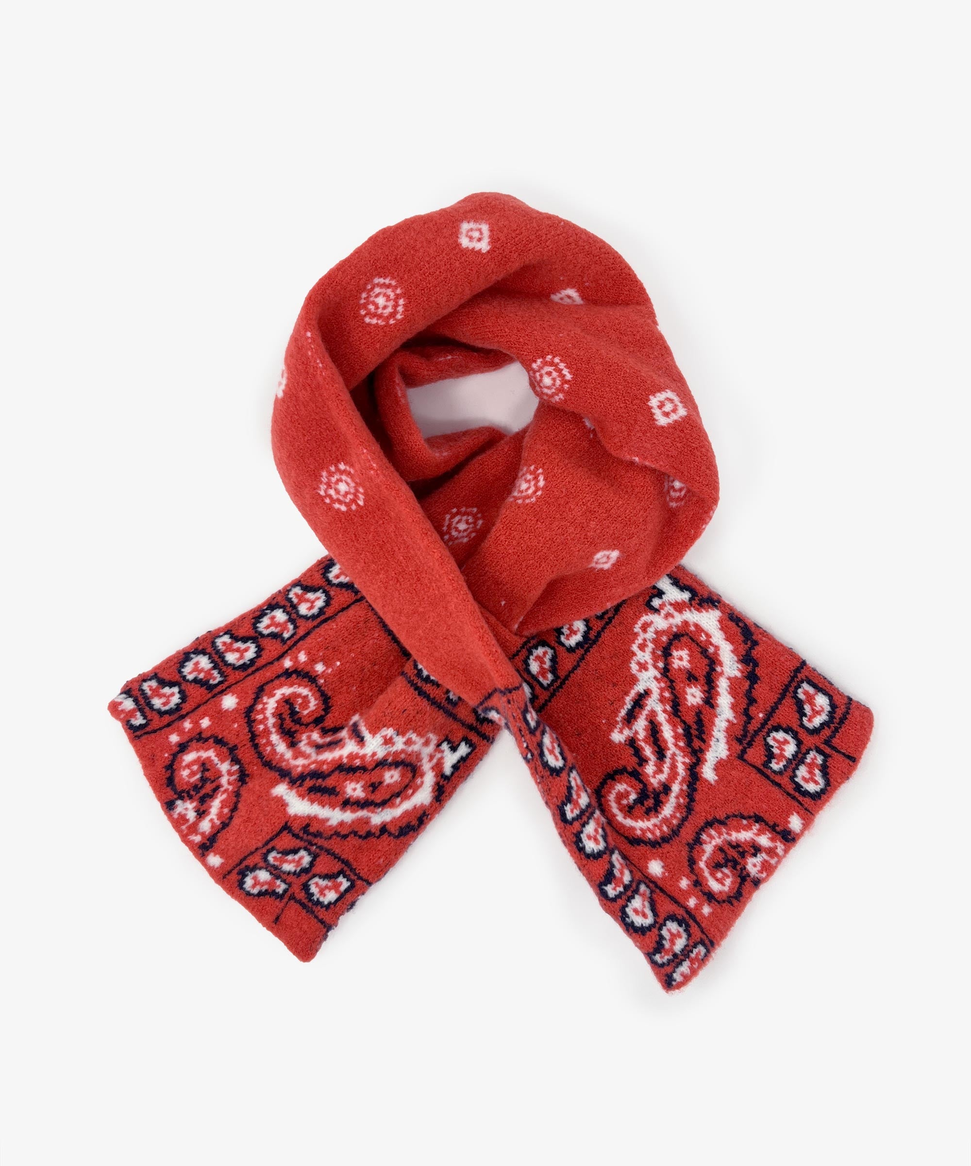 香川で編んだ洗えるショートマフラー bandana