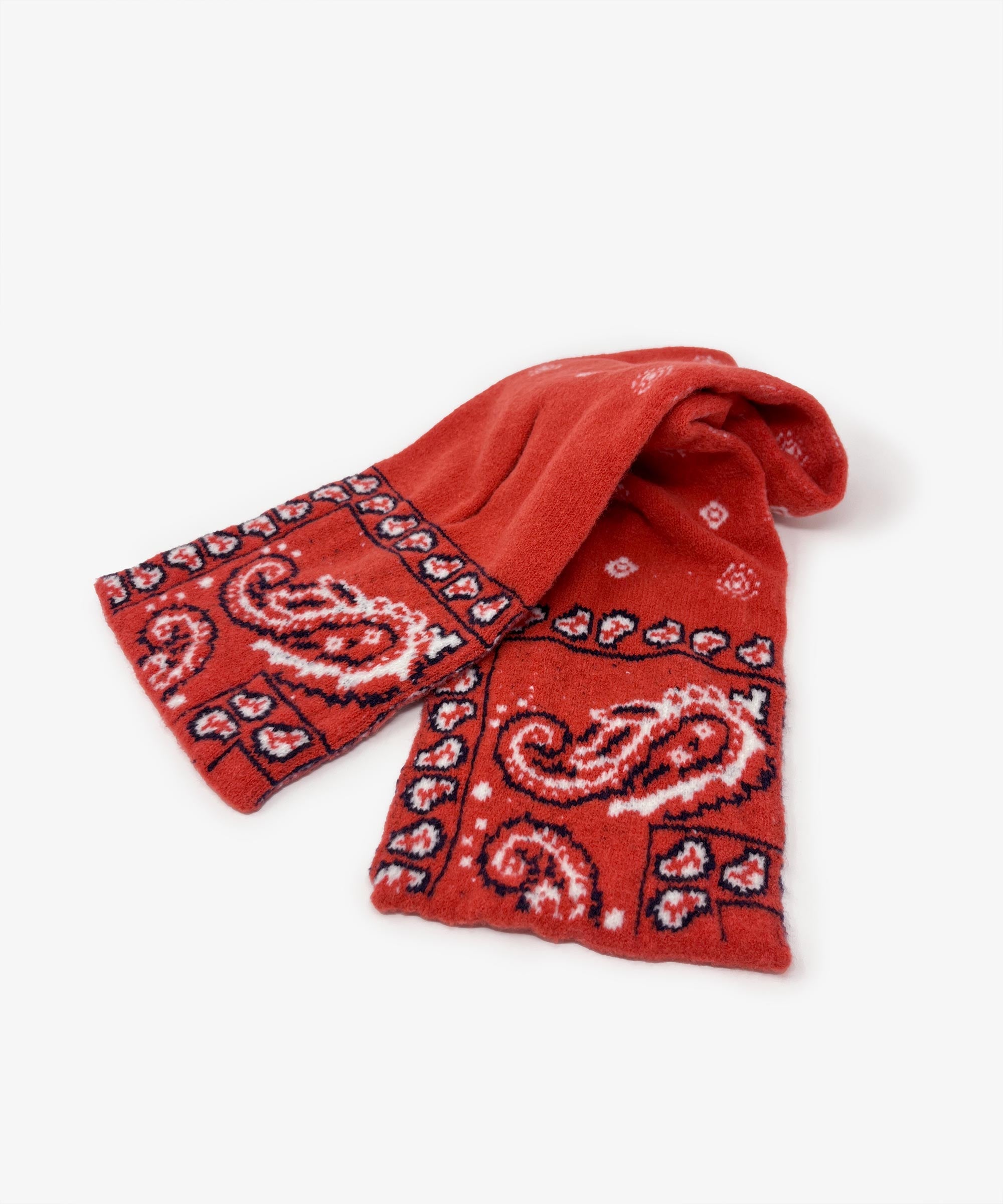 香川で編んだ洗えるショートマフラー bandana