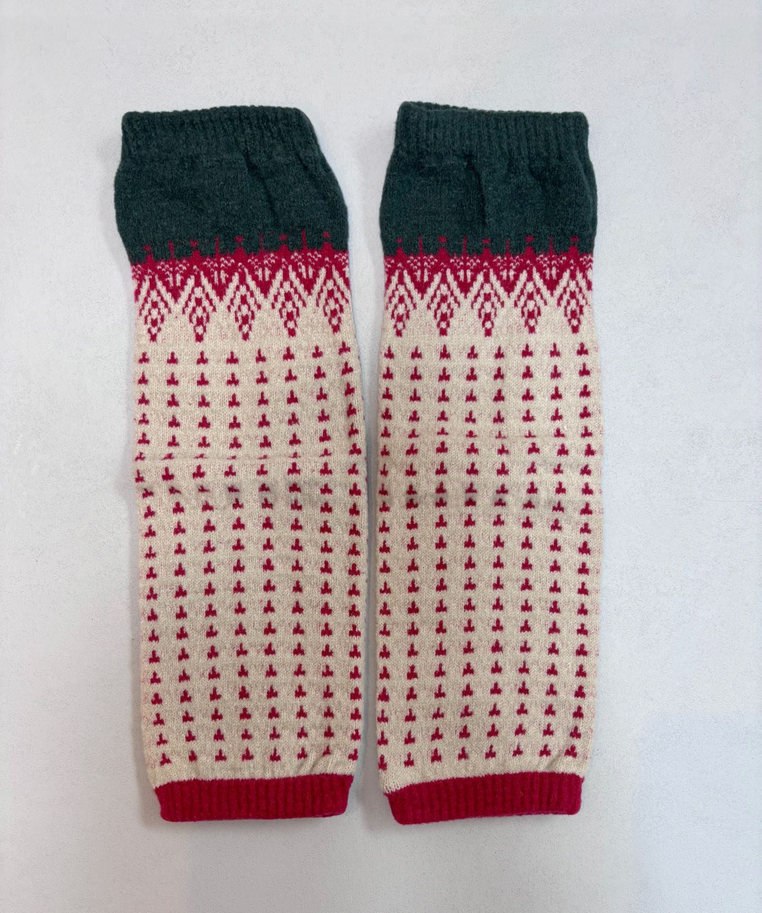 香川で編んだレッグウォーマー nordic