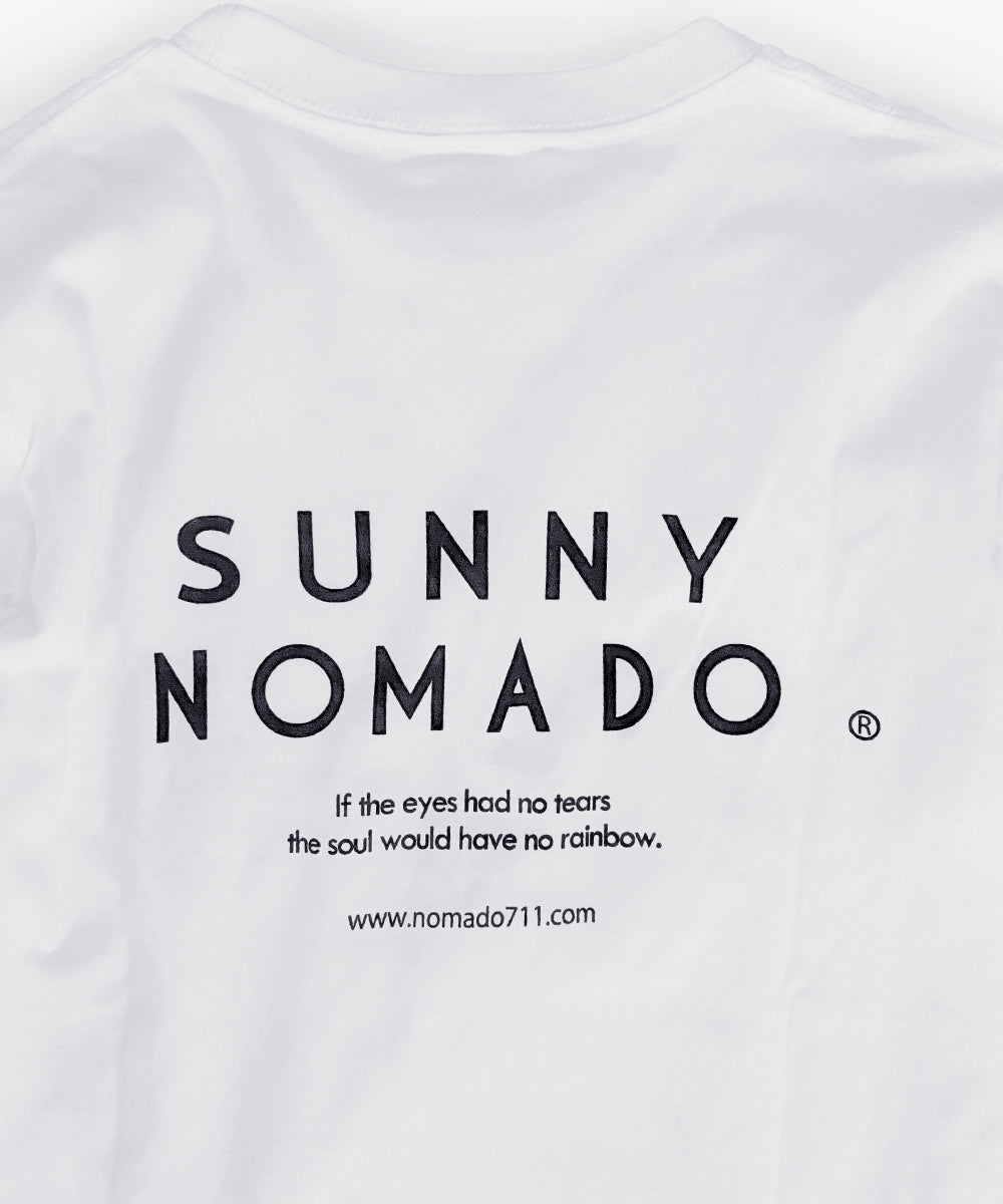 NOMADO lab ロゴ リブ L/S Tee