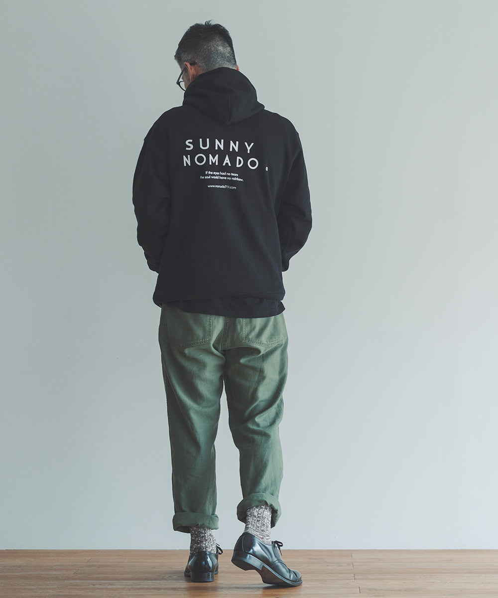 NOMADO lab ロゴ フードSWEAT