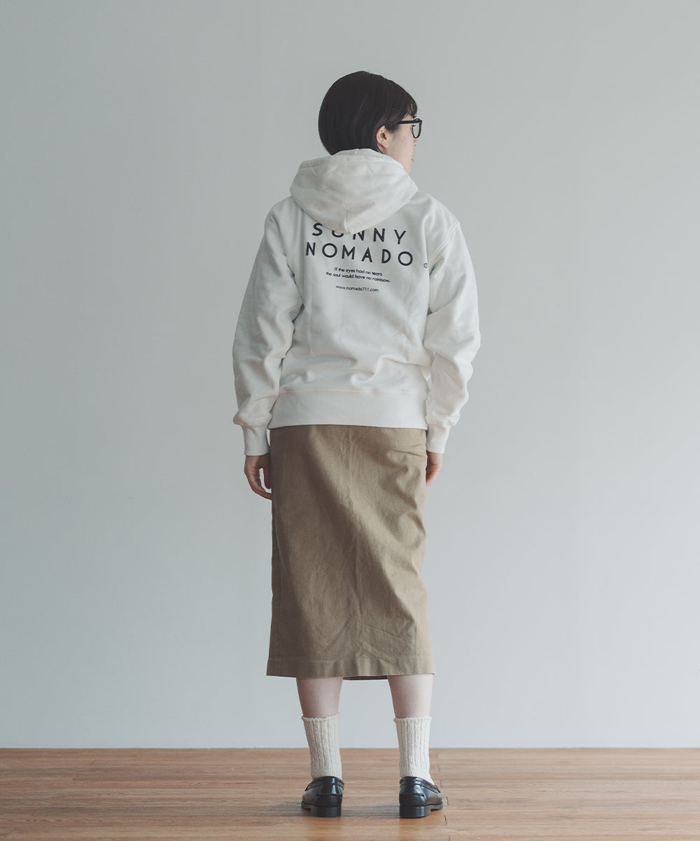 NOMADO lab ロゴ フードSWEAT