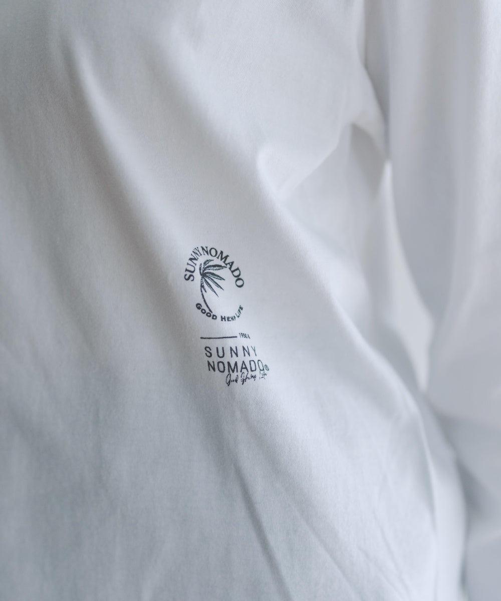 NOMADO lab ロゴ リブ L/S Tee