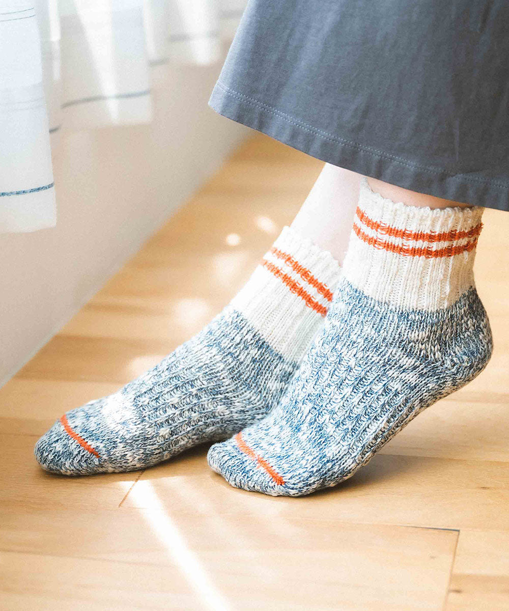 TMSO-140【Campus 2lines Hemp socks】