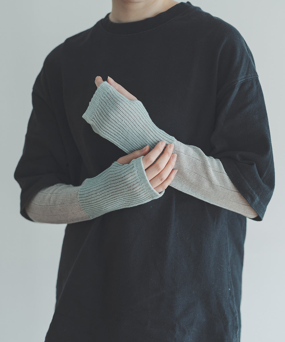 香川で編んだ麻のアームカバー【AMU ARM COVER(standard)】