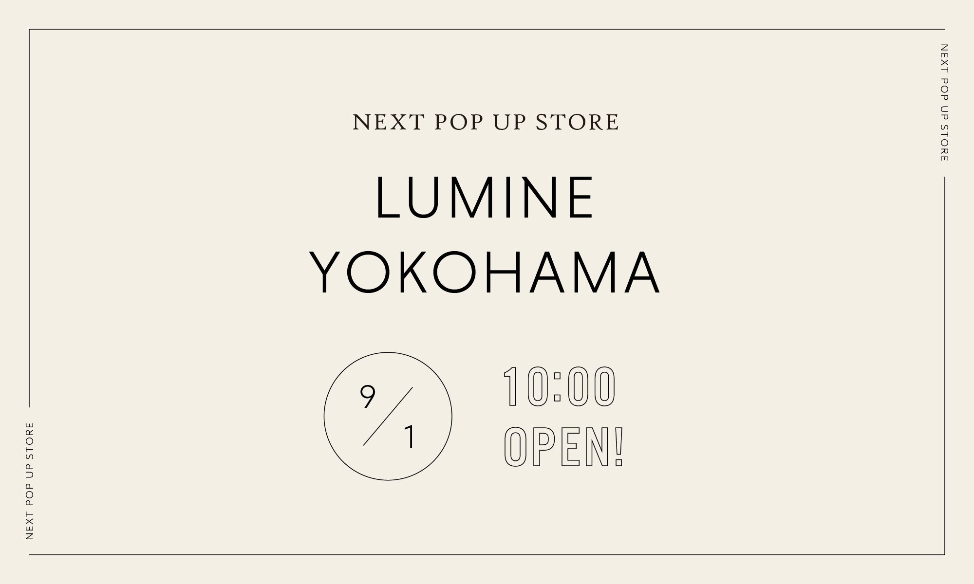 POPUP STORE IN  横浜
