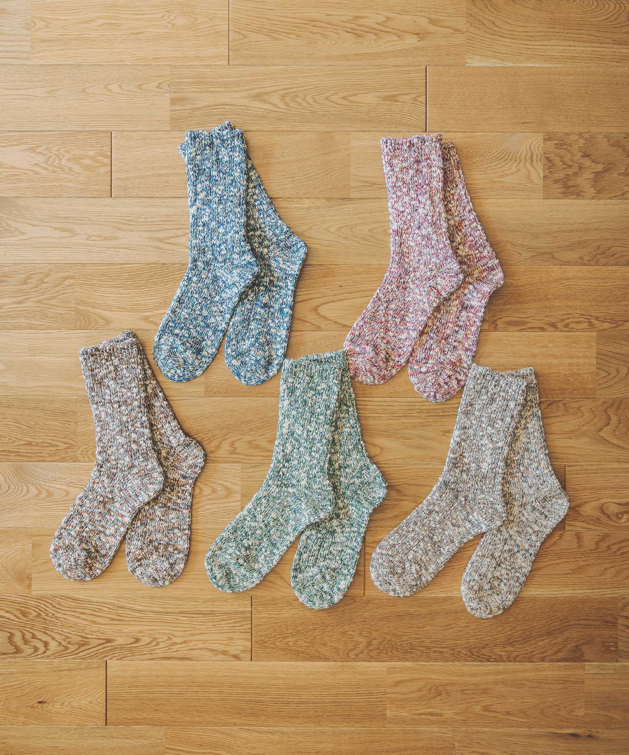 TMSO-164【Toromso Aurora Marble Hemp socks】