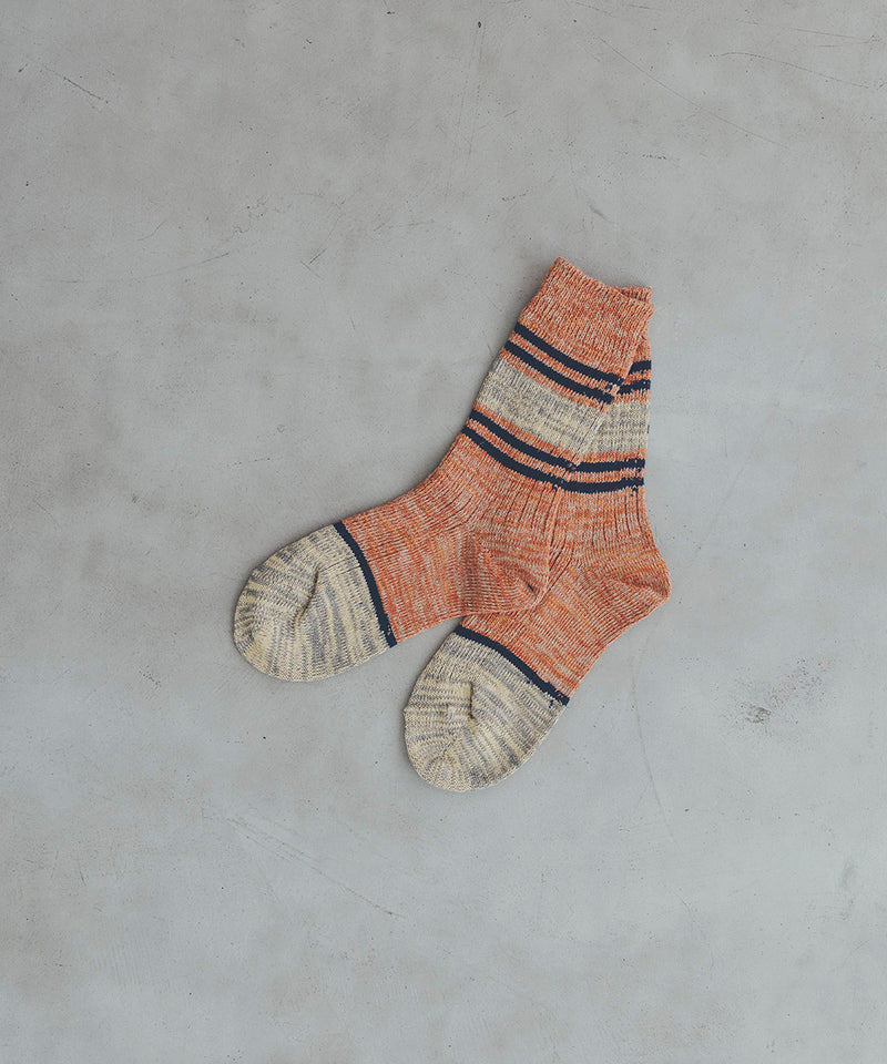 TMSO-166【 Border Light Hemp socks 】