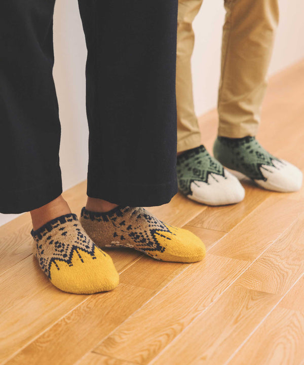 香川で編んだ 洗えるRoom shoes  Nordic