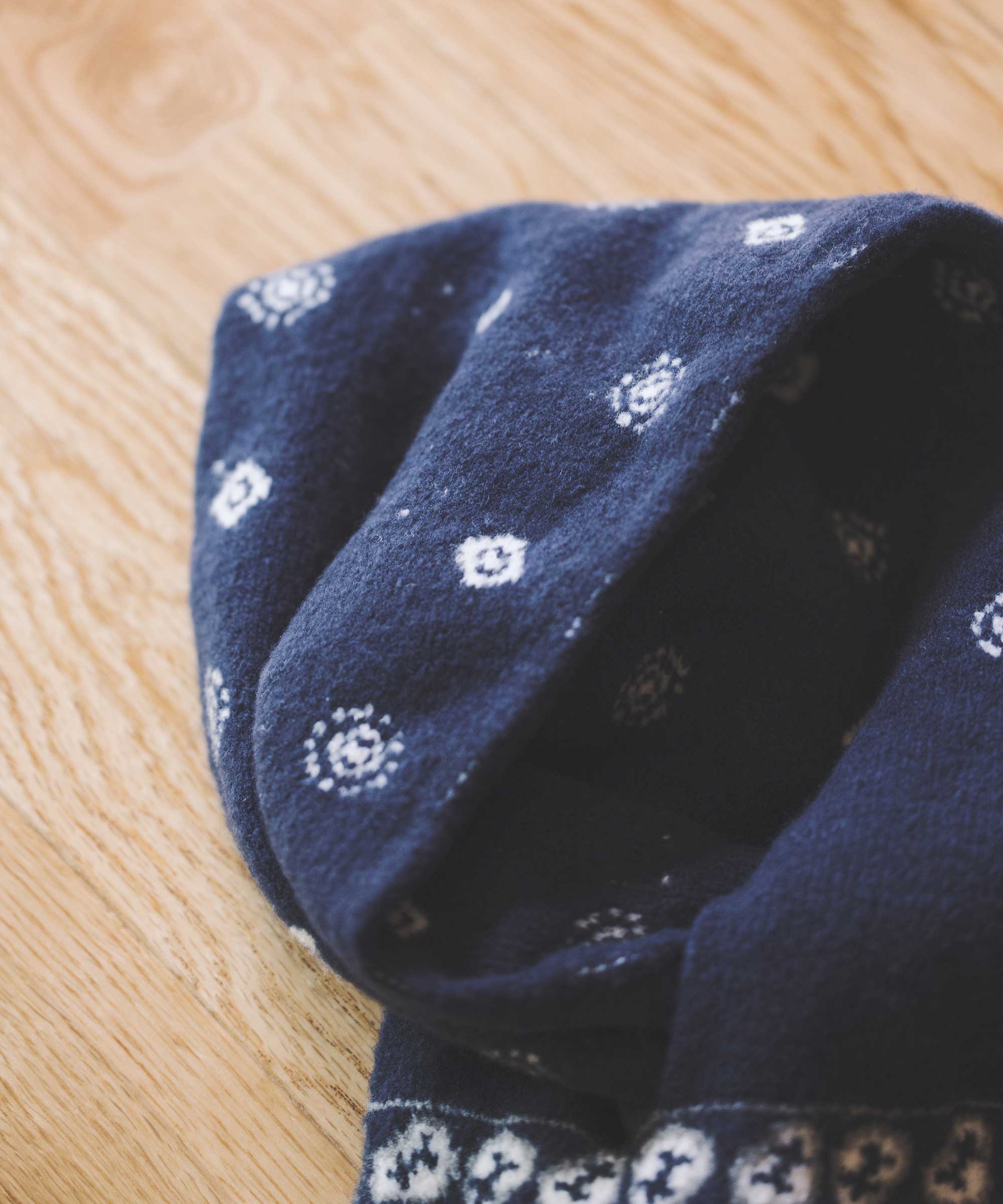 香川で編んだ洗えるショートマフラー bandana