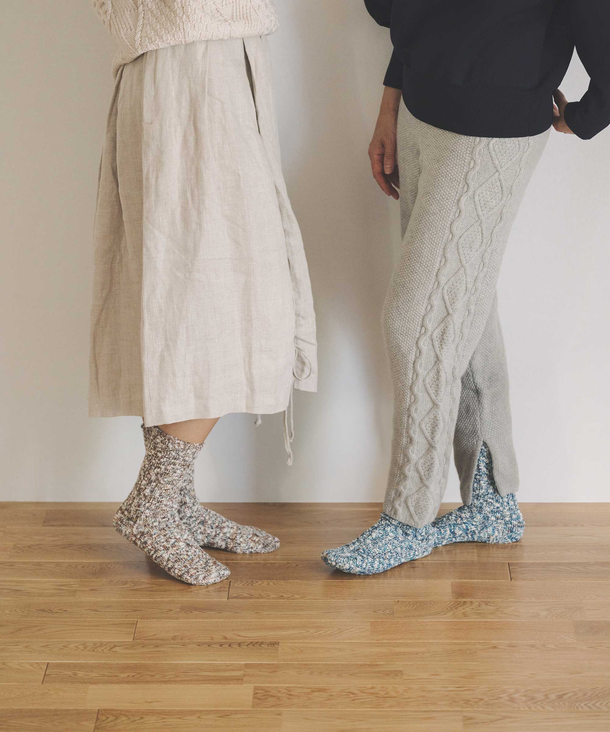 TMSO-164【Toromso Aurora Marble Hemp socks】