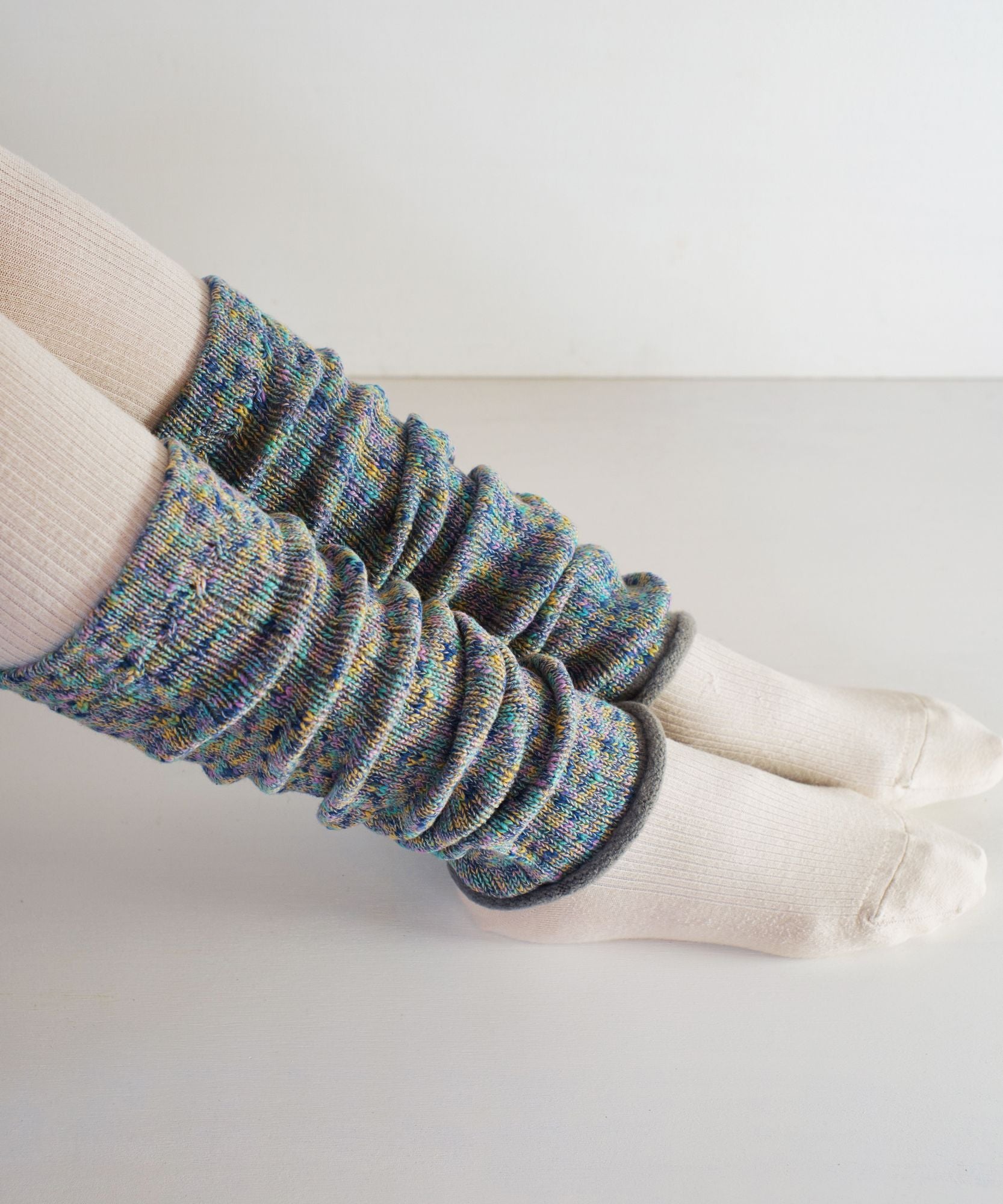 香川で編んだレッグウォーマー classic