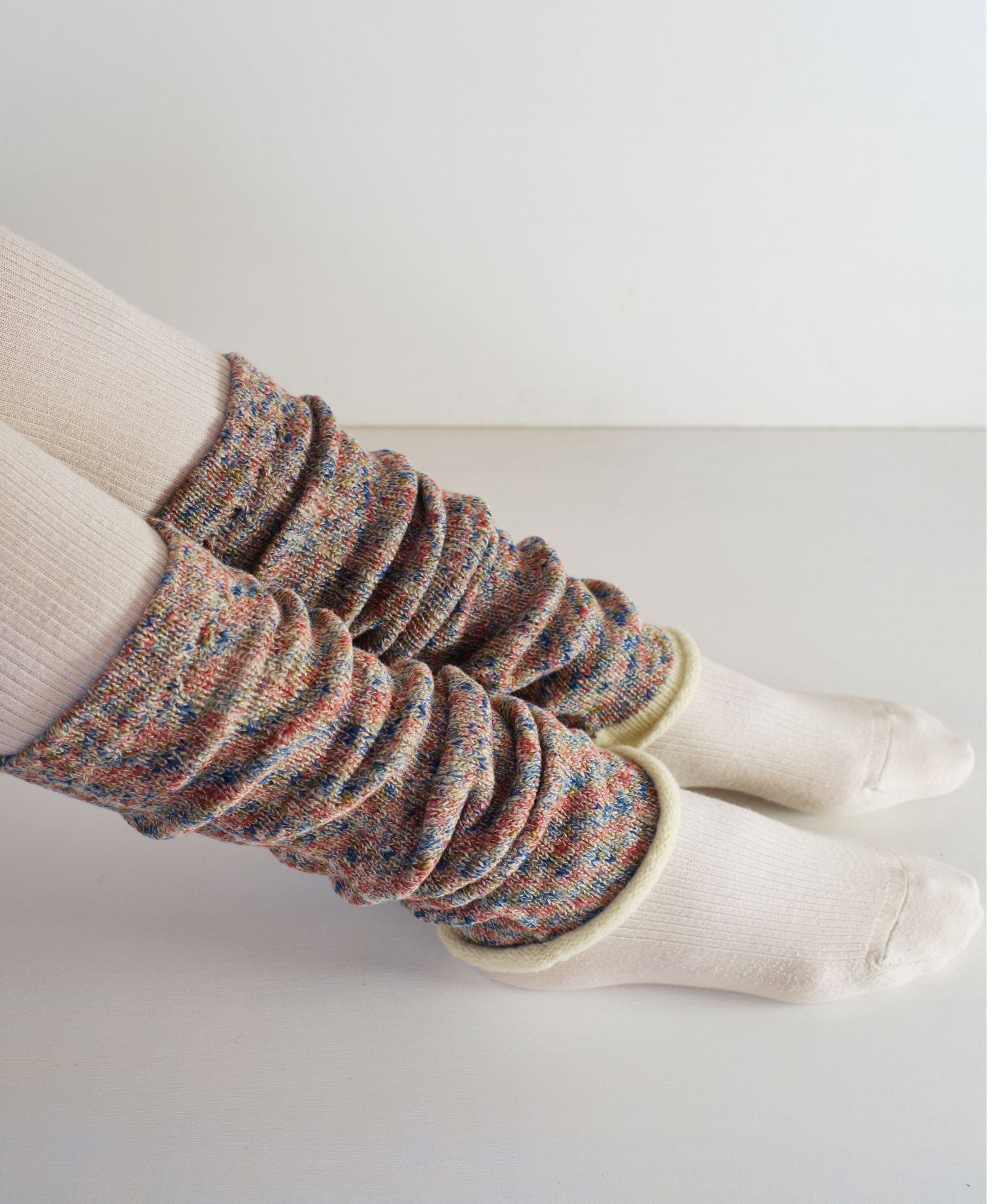 香川で編んだレッグウォーマー classic