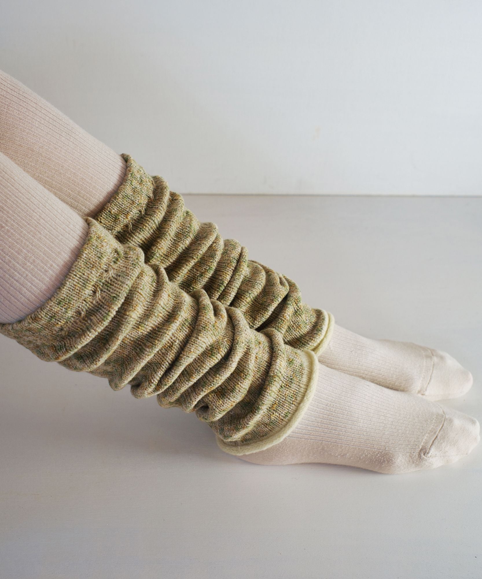 香川で編んだレッグウォーマー classic