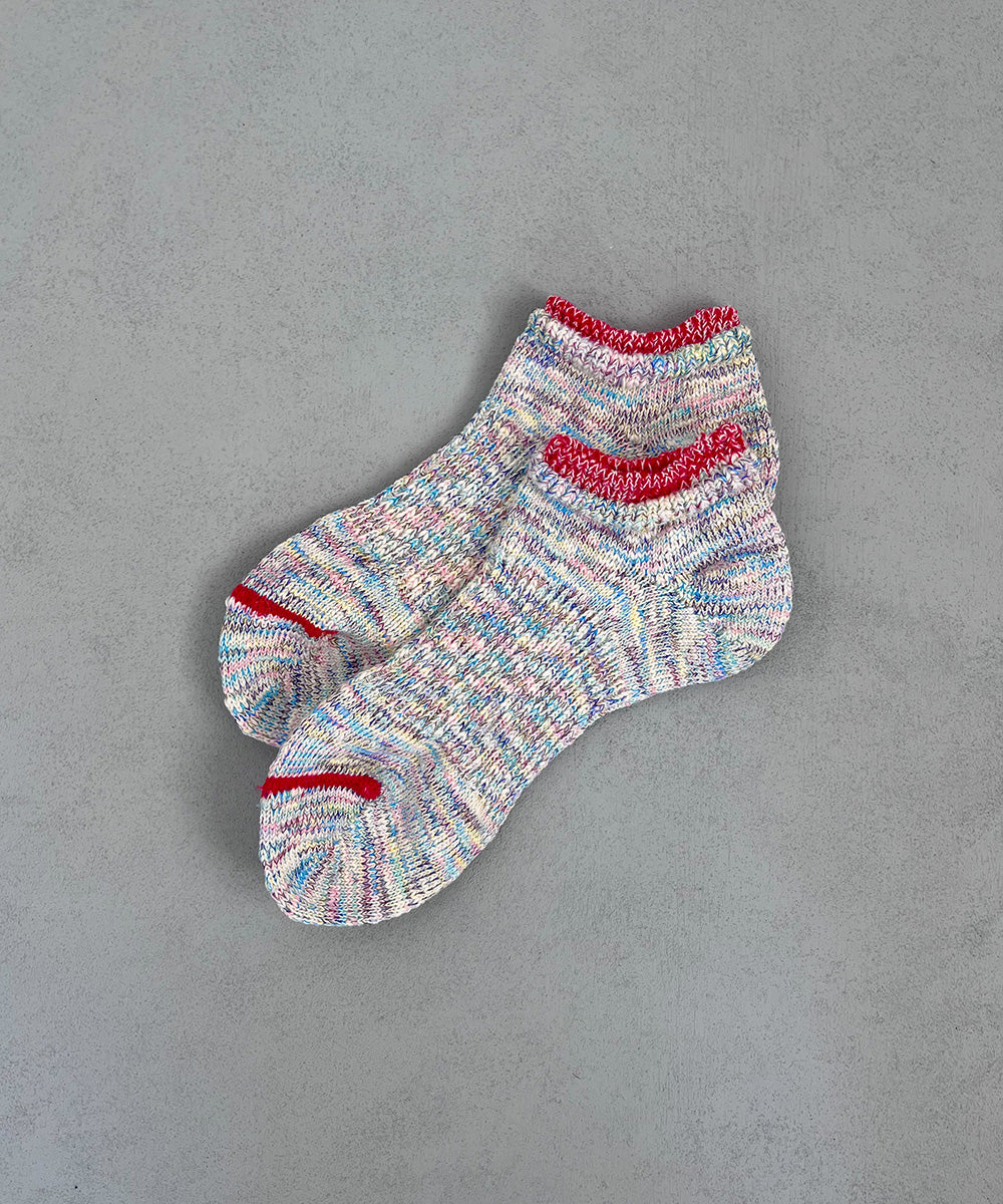 TM52S-209【  For sneaker mix yarn Hemp socks 】