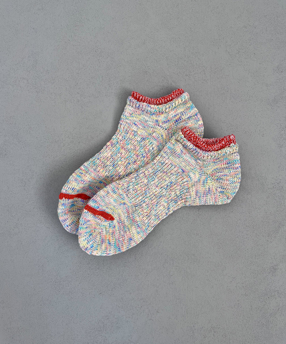 TM52S-209【  For sneaker mix yarn Hemp socks 】