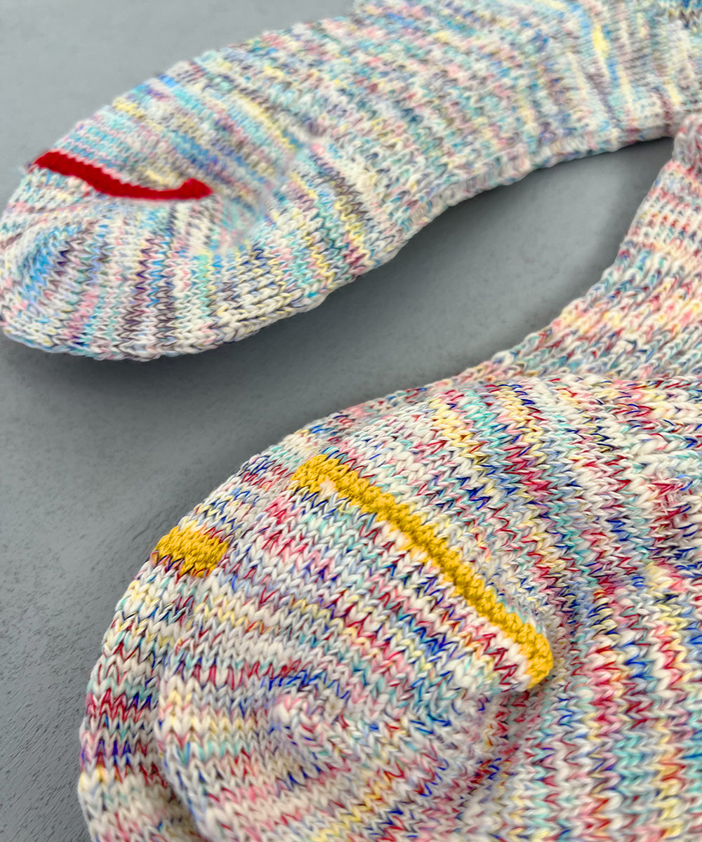 TM52S-209【  For sneaker mix yarn Hemp socks 】