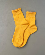 TM52S-207【 Organic cotton  pop of color Hemp socks 】