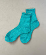 TM52S-207【 Organic cotton  pop of color Hemp socks 】