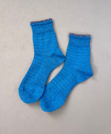 TM52S-207【 Organic cotton  pop of color Hemp socks 】