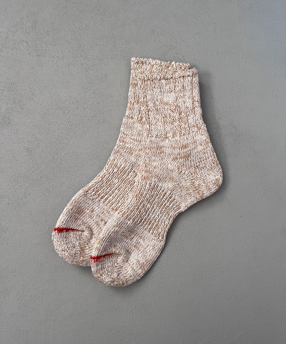 TM52S-210【  Slub yarn Hemp socks 】