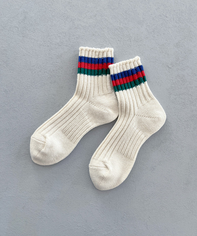 TM42S-191【 3LINE Organic cotton Hemp socks 】