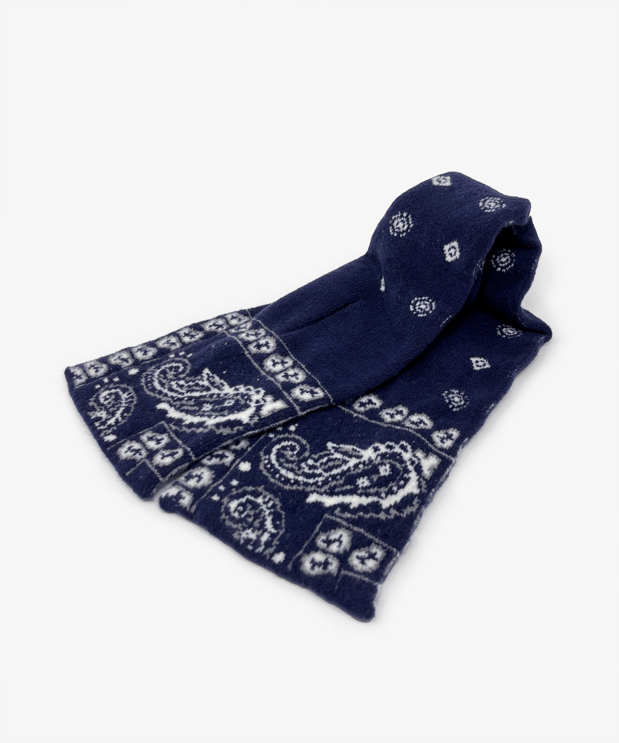香川で編んだ洗えるショートマフラー bandana