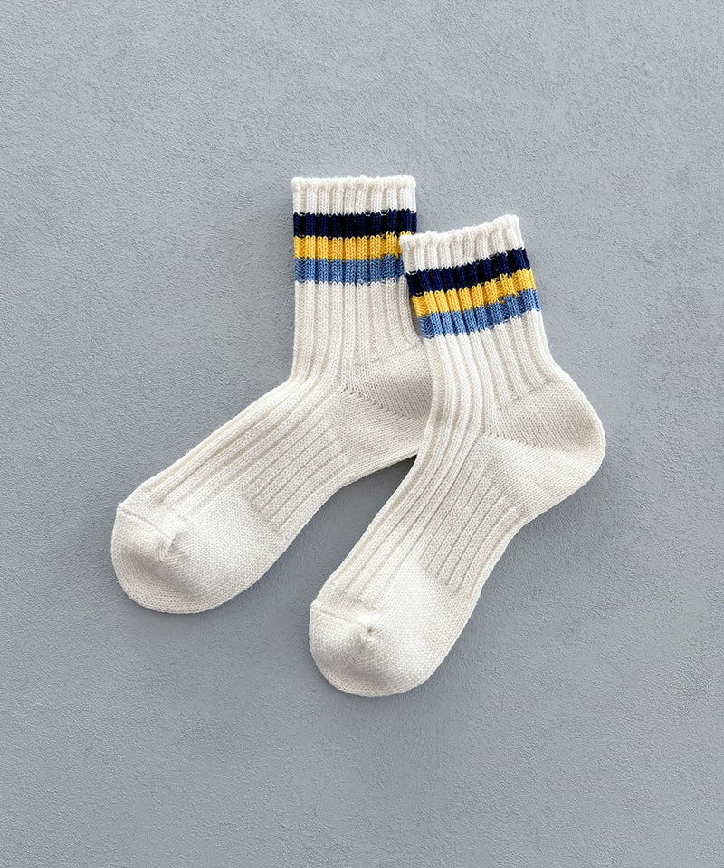 TM42S-191【 3LINE Organic cotton Hemp socks 】