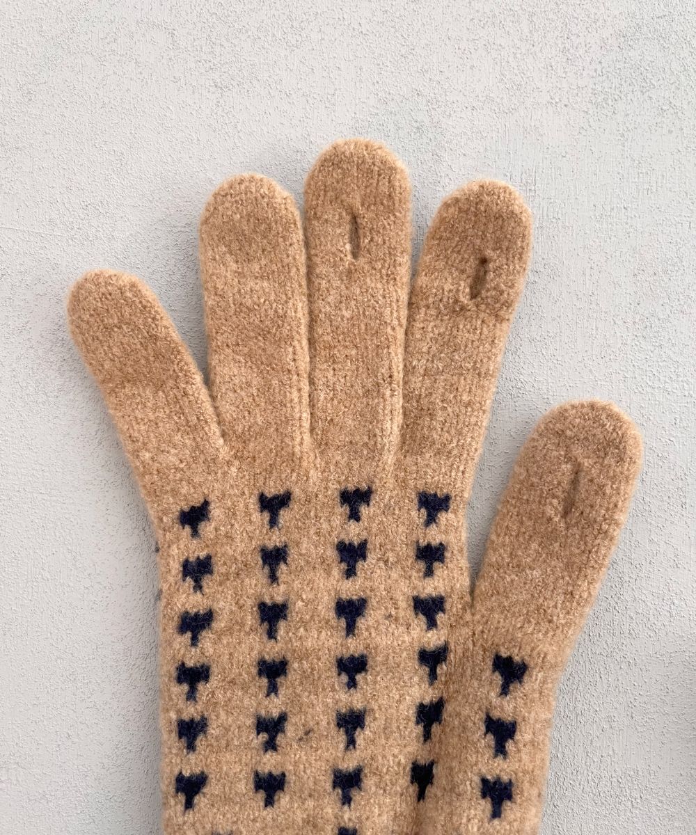香川で編んだNordic手袋